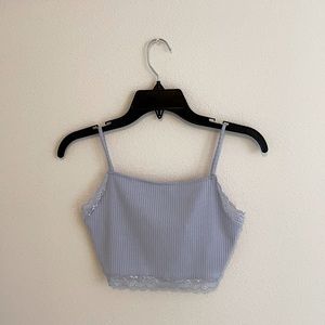 Periwinkle crop top